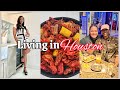 Houston Diaries: Crawfish Boil, Photoshoot Fun & Our New Couch!