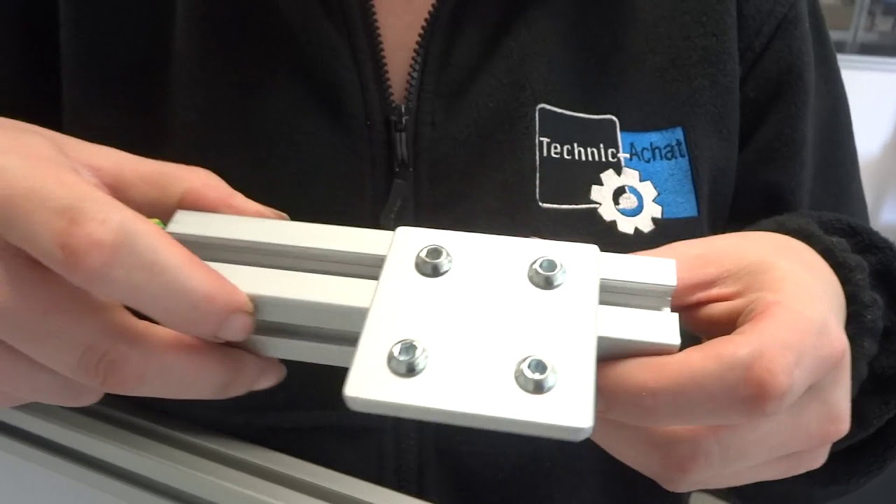 Plaque de renfort carré en aluminium | MONTAGE