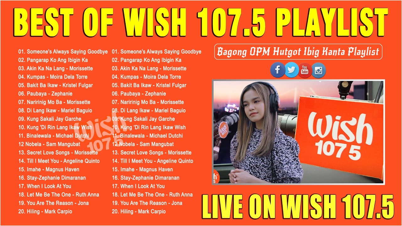 Top 100 Trending Wish 107.5 Songs 2023 - Best OPM BrokenHearted Songs 2023 - Live On Wish 107.5