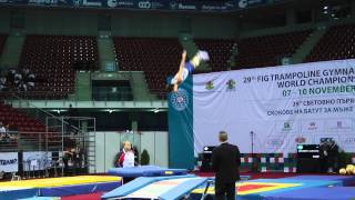 Alex Renkert - Pass 1 - 2013 World T&T Championships - DMT Qualification