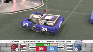 2016 PNW FRC Wilsonville District Event Qualifying Match 34