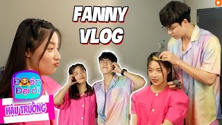 Fanny Vlog | Cặp đôi Fanny và Vũ Thịnh phát CƠM TRÓ sau hậu trường | BTS Đoán Đại Đi Tập 5