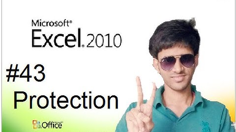 #43 How To Use Protection in MS Excel (Hindi/Urdu) Shubham Jangid
