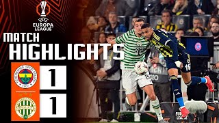 Fenerbahçe vs Ferencváros 1-1 Highlights Goals | UEFA Europa League 2025 | ferencváros fener