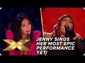 Jenny ryan sings adeles skyfall in most epic performance yet  semifinal  x factor celebrity