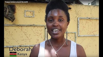 Tongue twisters around the world