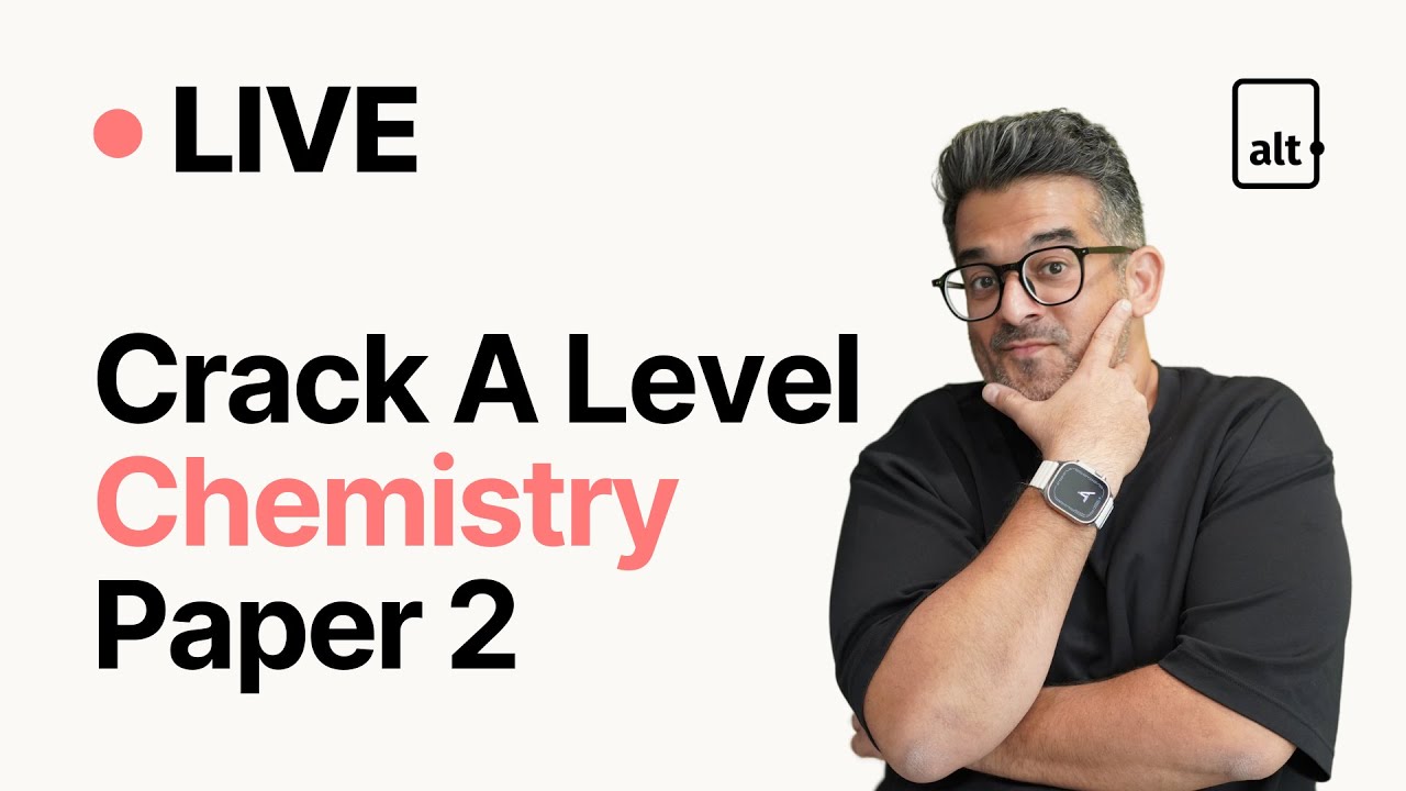 Last Minute Exam Tips: CAIE A Level Chemistry Paper 2 LIVE