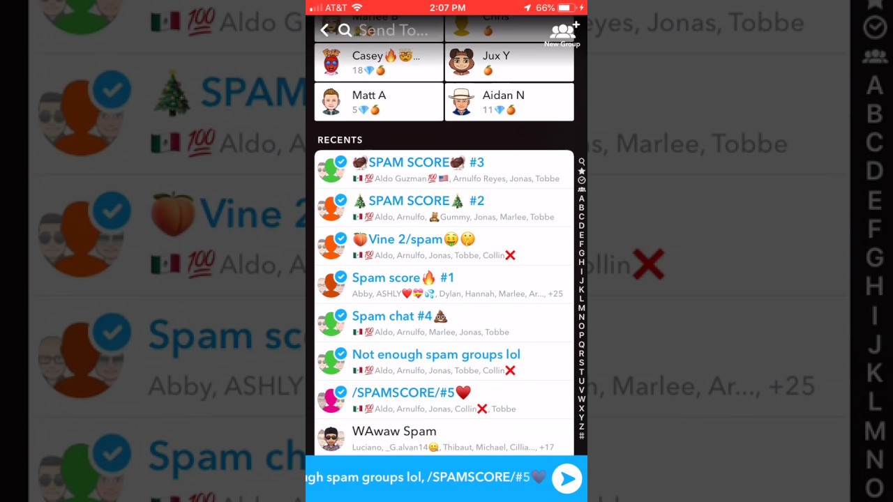 Popular Spams For Snapchat Get Images