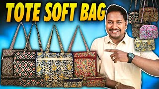 Stylish & Spacious : 5-Zip Soft Tote Bag screenshot 5