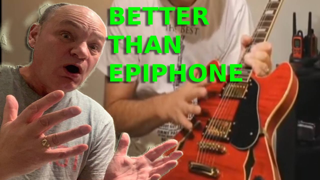 PEAVEY Hollowbody JF1EX guitar is it an Epiphone alternative - YouTube