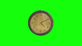 Green Screen clock fast reverse Full HD Free Download screenshot 4