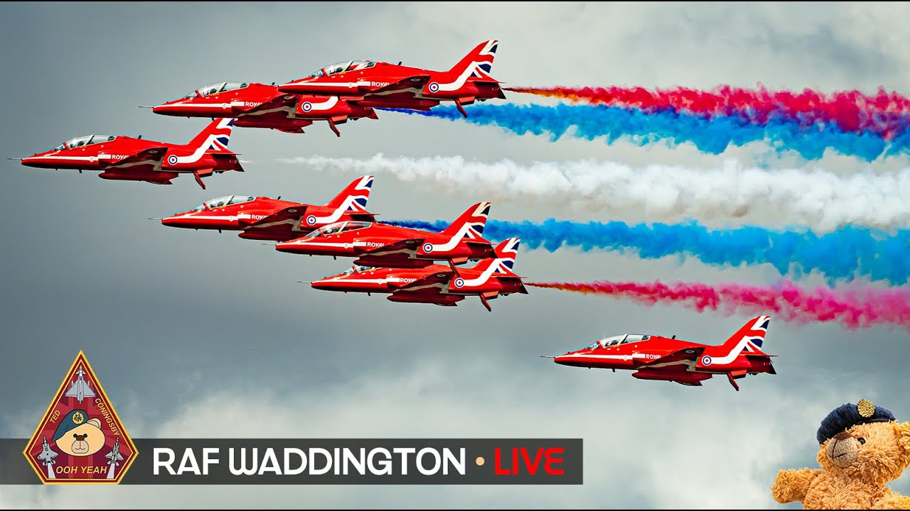 LIVE RED ARROWS TRAINING & WORK UP 2026 SEASON • RAF WADDINGTON 11.03.26 #redarrows