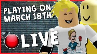 John Doe Is Taking Over Roblox Playing Roblox On March - john doe playing roblox