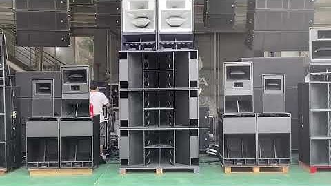 Sound Check of TPA TX-6 and K 218 dual 18” subwoofer