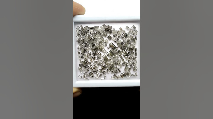 Straight Baguette Cut Salt and Pepper Loose Melee Diamond Lot