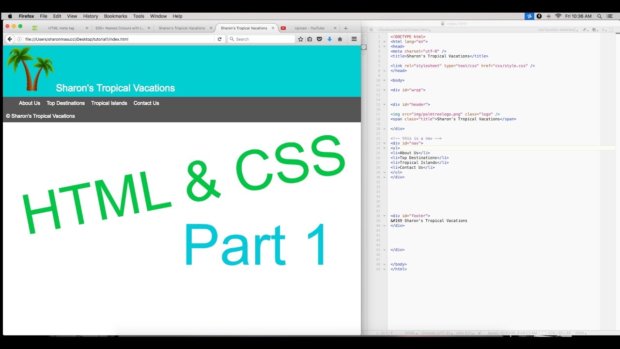 How to code. Beginning html and CSS.