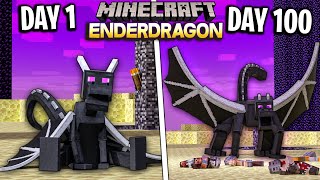 I Survived 100 Days As An Ender Dragon In Minecraft