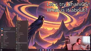 Me testing out ShaniOS, an immutable arch-based distro!
