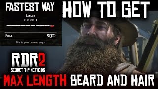 HOW TO GROW GET YOUR BEARD AND HAIR TO MAX LENGTH IN RED DEAD REDEMPTION 2 | FASTEST WAY GUIDE screenshot 5