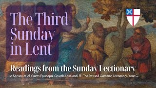 Lectionary: Third Sunday in Lent