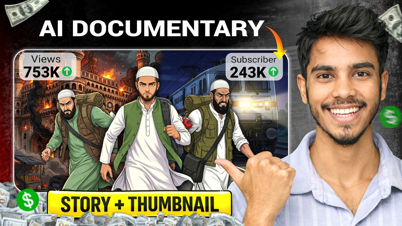 AI से Documentary Video Kaise Banaye? 🔥 Full Tutorial (FREE)
