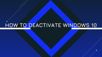 How To Deactivate Windows 10 By Removing Product Key
