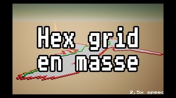 Hex grid en masse: Large hexagon grid generation | #prototype #ARPG UE4