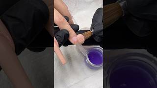 Long coffin acrylic application #nails #naildesign #nailart