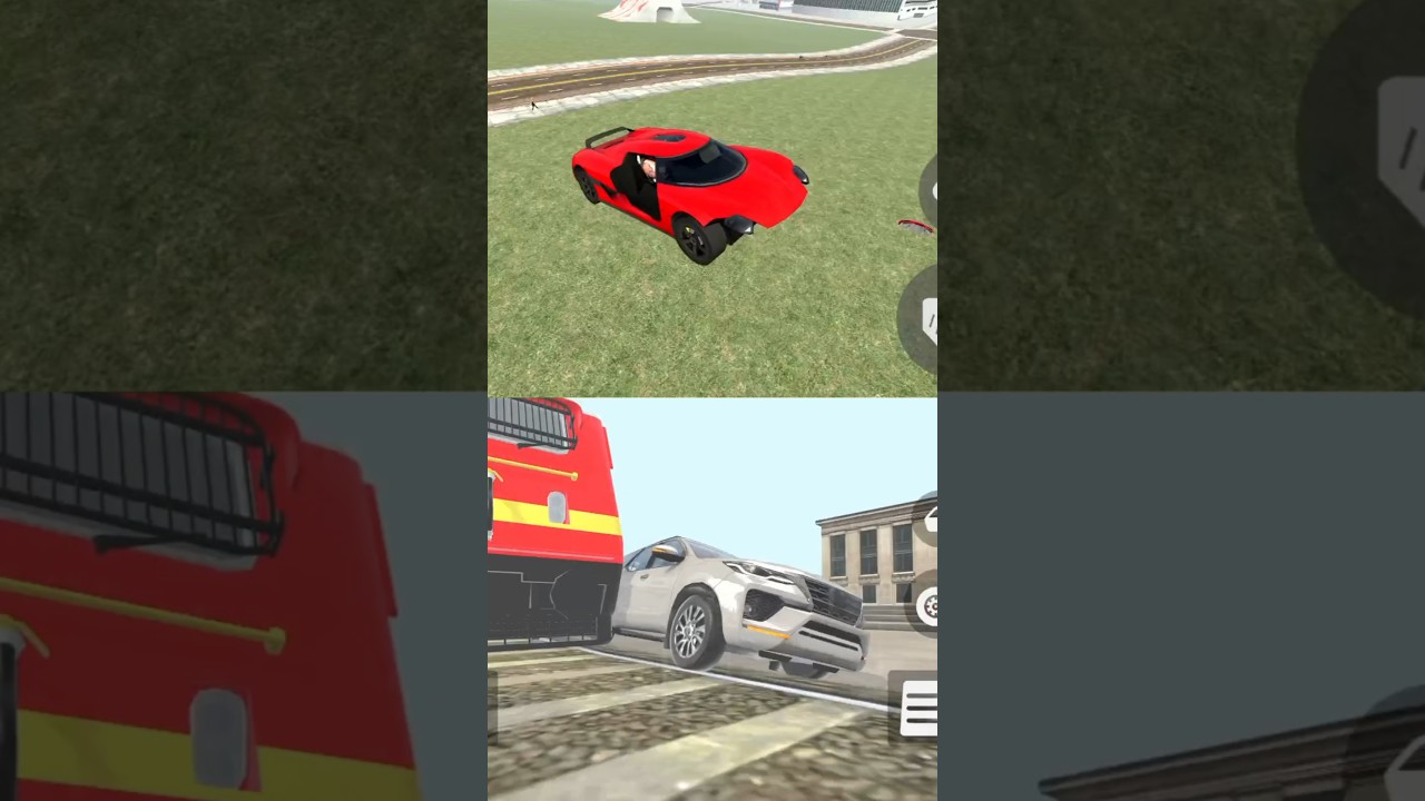 💥Indian thfe outo 😱simulator 👀 vs india bike driving 3D 💥 Train 🚆