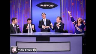 Hugh Jackman, Nick Offerman \& Susan Sarandon Play Password On “The Tonight Show”