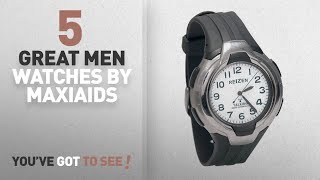 Top 10 Maxiaids Men Watches [ Winter 2018 ]: Reizen Talking and Low Vision Atomic Sports Watch