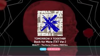 [Rhythm Hive] Back for More (TXT Ver.) - TOMORROW X TOGETHER | SUPER HARD ALL Marv. #rhythmhive