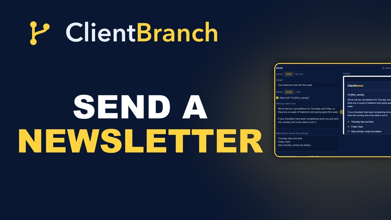 Watch: email your list without the hassle