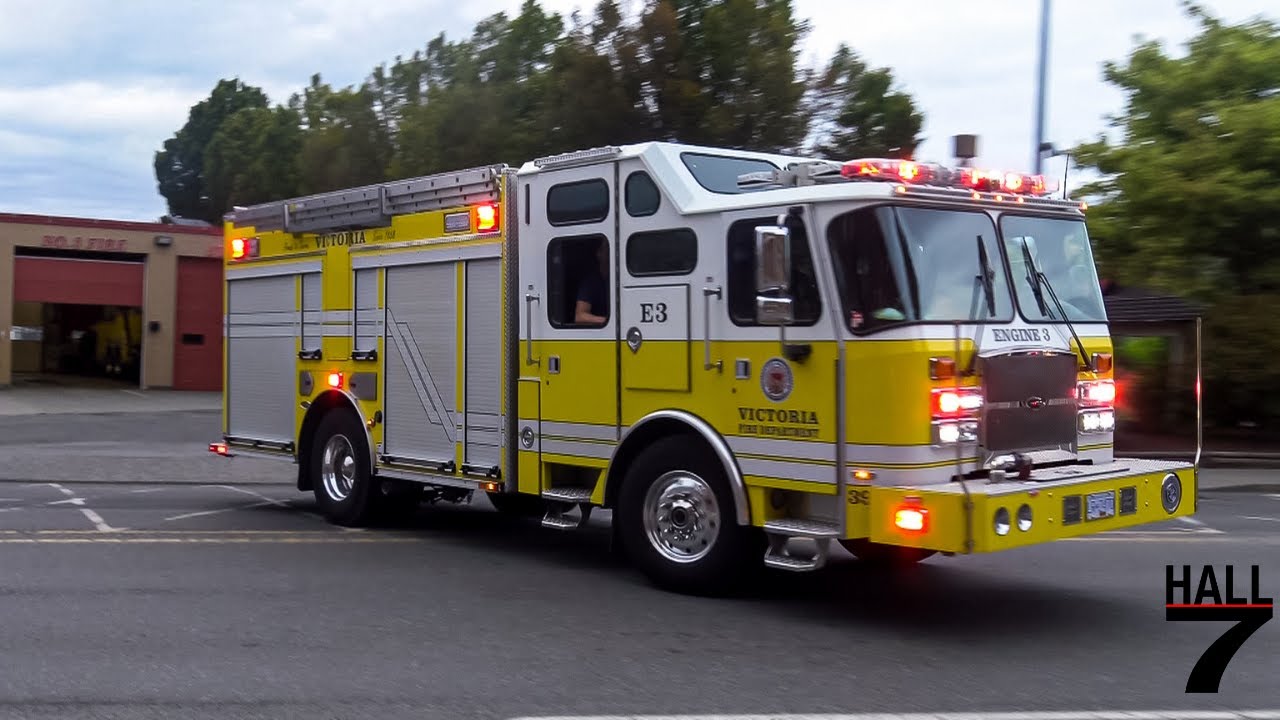 Victoria Fire Department Engine 3 Responding (x2) YouTube