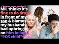 MIL Says My Husband Was A "Piece of S*** Child" and That's Why She Raised Him Poorly - JUSTNOMIL