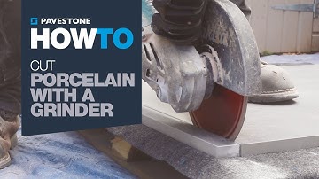 How To Cut Porcelain Paving With A Grinder