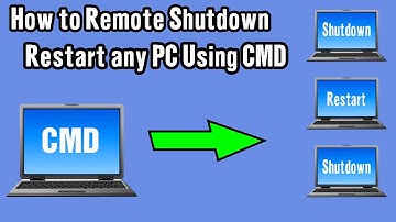 How to Remote Shutdown & Restart any PC Using with CMD