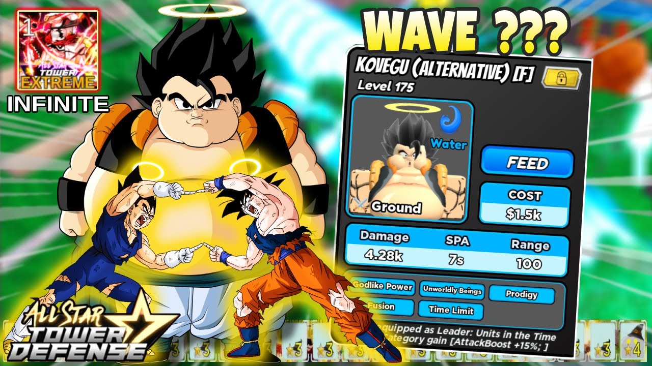 Kovegu é um personagem baseado no Gogeta de Dragon Ball