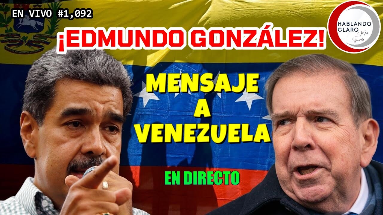 ⁣¡ÚLTIMA HORA! EDMUNDO GONZÁLEZ: Mensaje a Venezuela