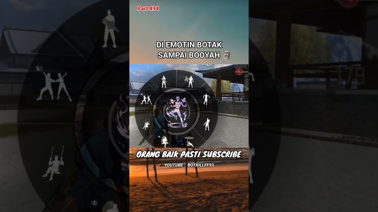 Di Emotin Botak Sampai Booyah 🗿 