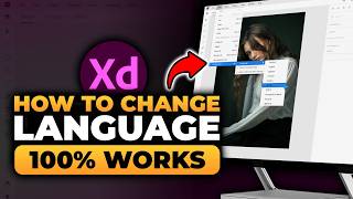 How To Change Language in Adobe XD (100% WORKS) | FAST & EASY | NO Yapping, To The Point!