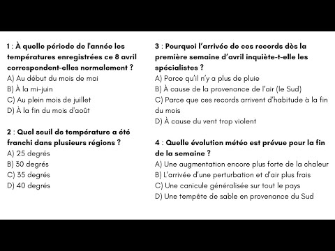 Compréhension orale 🎧 pour les membres 🌟 Thématique : environnement 🌍