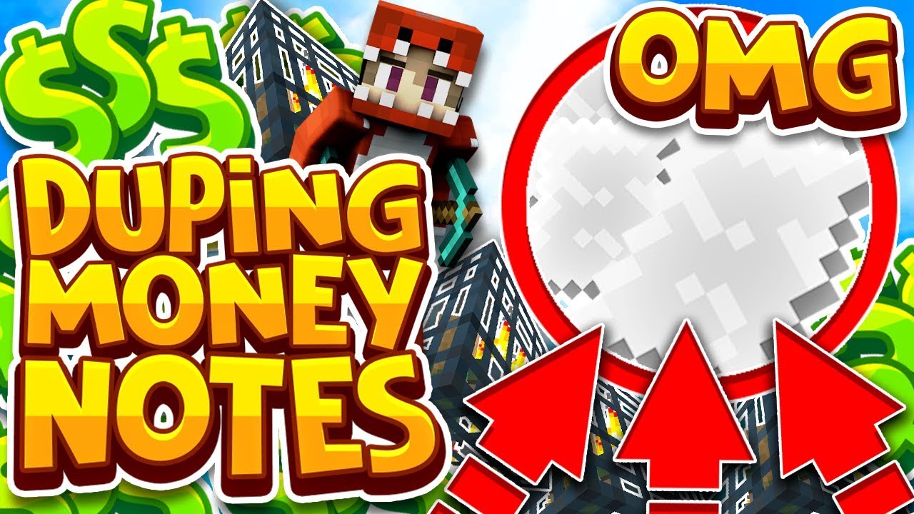 DUPING MILLIONS OF BANK NOTES! [NOT PATCHED] | Minecraft Duping #71 ...