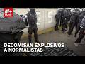 Frenan a normalistas de Ayotzinapa en la México-Cuernavaca