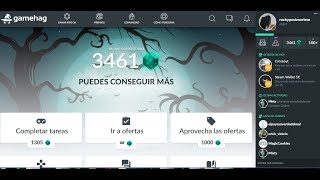 Verdad sobre Gamehag Juegos Steam Gratis/ Como Subir de nivel ? Como ganar mas gemas ?