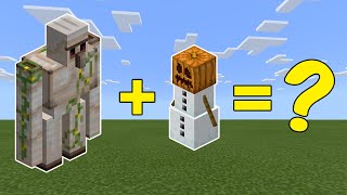 I Combined an Iron Golem and a Snow Golem in Minecraft