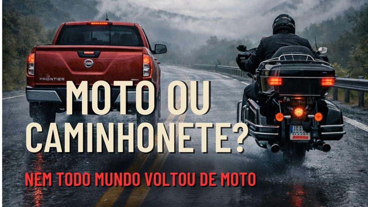 Chuva na Serra: Moto ou Caminhonete na Volta?
