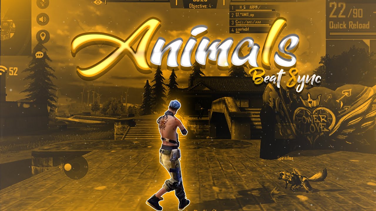Martin - Animals Fastest Beat Sync Montage Freefire By LEGEND FF
