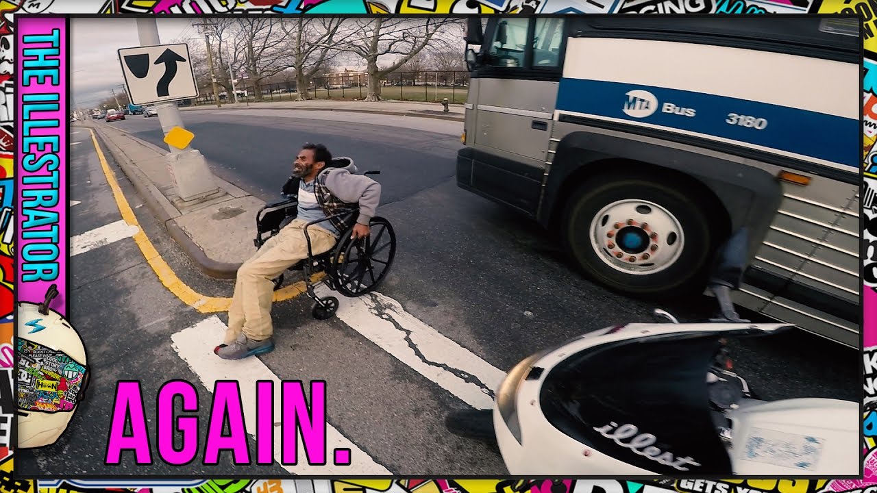 Wheelchair Man Stuck in Traffic I Had to Help Him Again YouTube
