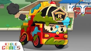 Fire Truck Roy | Repair Play EP03 | Poli Game | Robocar Poli | KIGLE GAMES screenshot 2